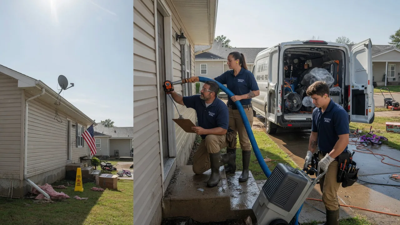 Ceiling Water Damage Restoration in Dawson, PA near me